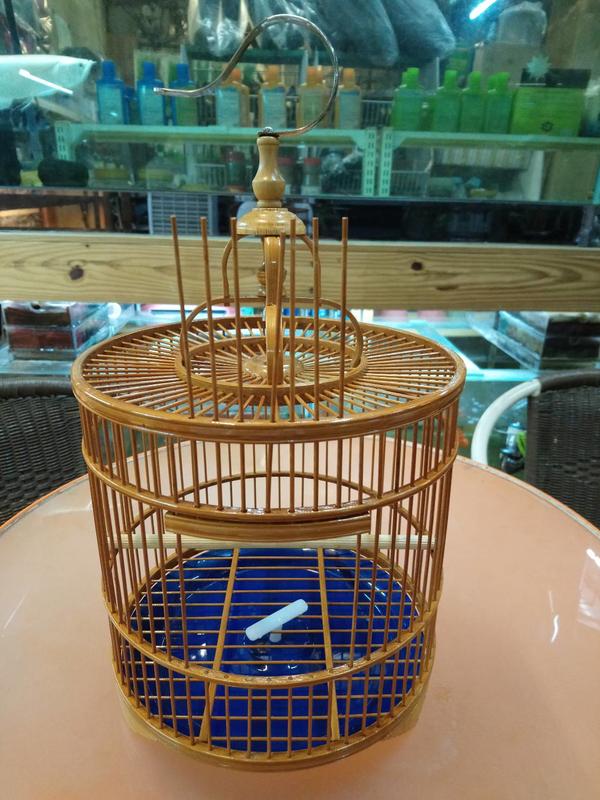 臻品寵物生活館=小蜂密枝籠平頂籠.竹製鳥