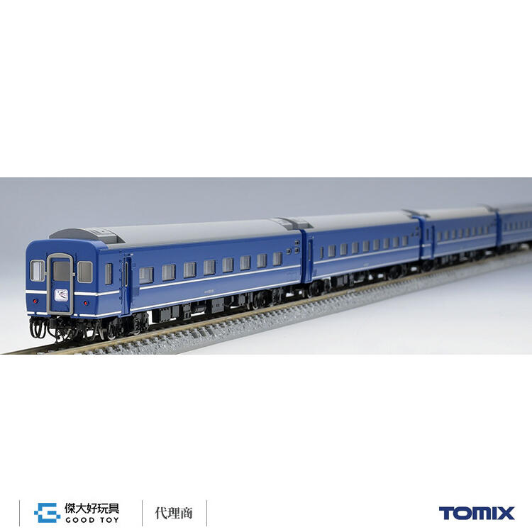 缺貨中】TOMIX 98802 國鐵24系25-100形特急寢台客車隼號(7輛) (無動力 
