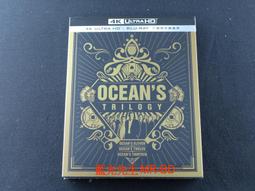 [藍光先生4K] 瞞天過海 三部曲 UHD+BD 六碟鐵盒套裝版 Ocean`s ( 得利正版 ) 