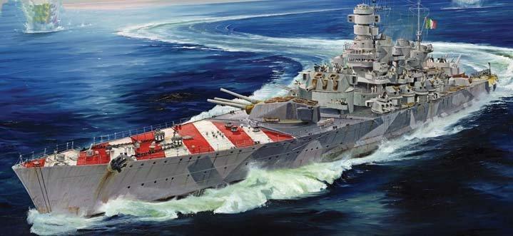 《Gethobby》已售出-小號手 1/700  "羅馬"號戰列艦 義大利海軍 roma battleship
