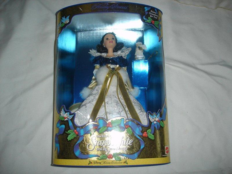 1998 MATTEL Disney迪士尼 白雪公主 聖誕版收藏型