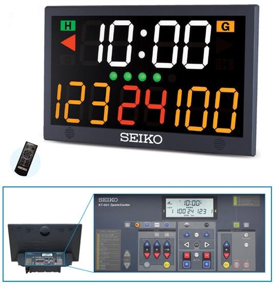 "爾東體育" SEIKO 多功能計時器 KT-601 籃球 排球 網球 桌球 足球 各項比賽專用 來電價詢
