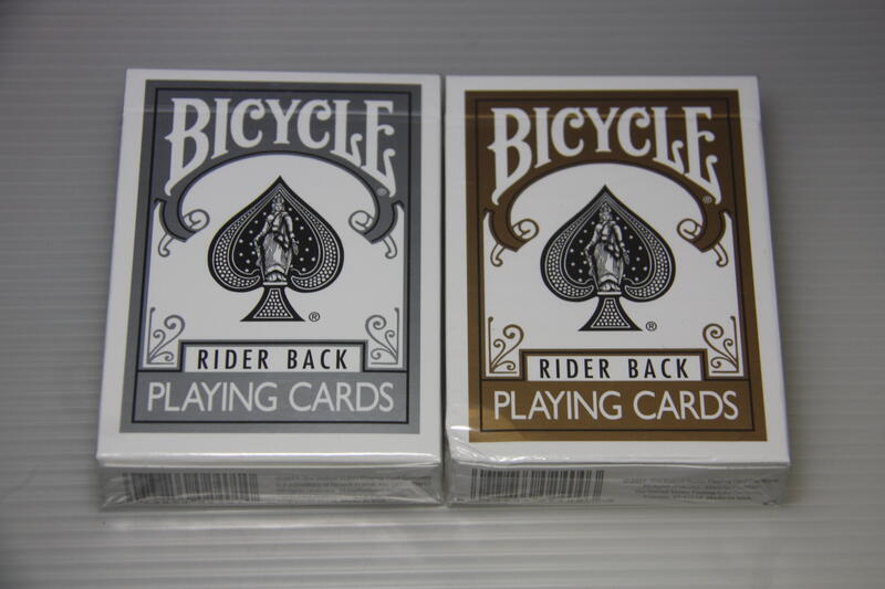 BICYCLE Gold & Sliver 金色 銀色 808 撲克牌