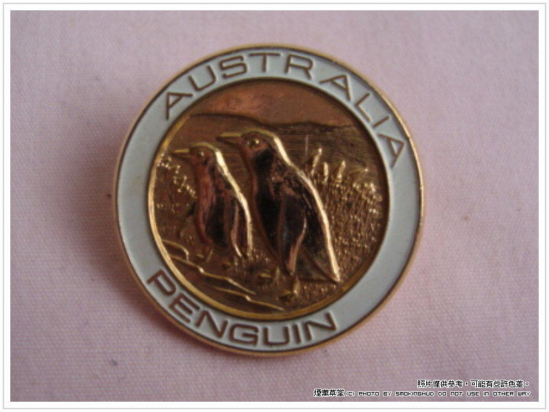 [煙薰衣舖] 早期 澳洲旅遊 紀念章 紀念徽章 ~ 企鵝 無尾熊