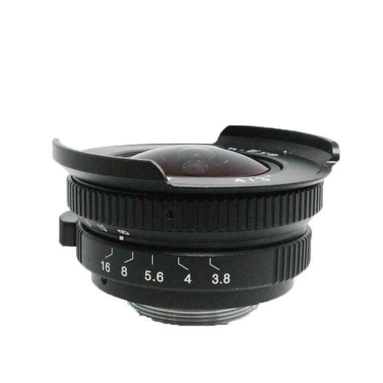 新版遮光罩8mm f3.8魚眼廣角鏡頭(M43 Sony E Canon EOS M Fuji X Nikon1電影鏡頭