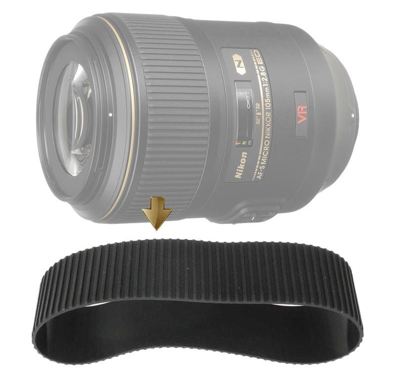 【NRC】Rubber Ring for Nikon 105mm F/2.8G VR 鏡環 鏡頭皮 對焦皮