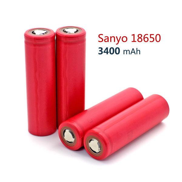 三洋 SANYO 18650  3400 mah  最新型大容量鋰電池