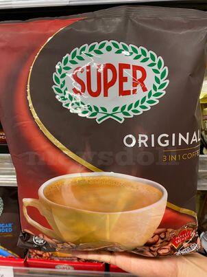 ( 18克 x 25包 ) 馬來西亞 Super 超級 原味 低脂 咖啡 三合一