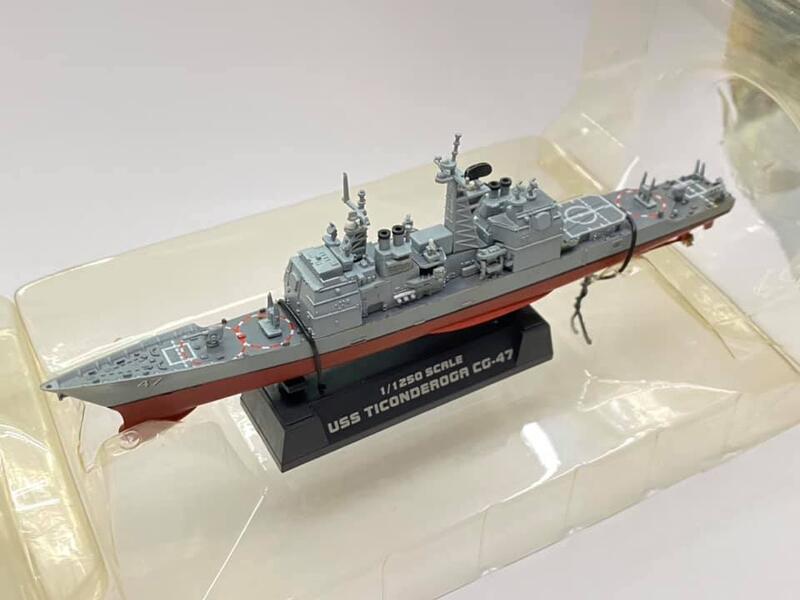 【AY 】USS TICONDEROGA CG-47 CG47 比例 1/1250 完成品 37401