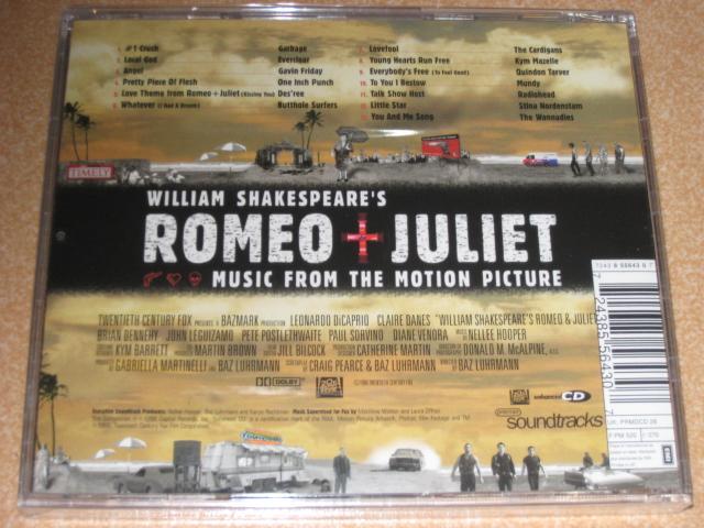 正版CD電影原聲帶《羅密歐與茱麗葉之後現代激情篇》／ ROMEO & JULIET