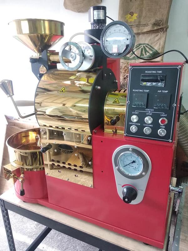 BIDELI必德利咖啡烘焙機，1.3公斤，售價119800元台幣(未稅)。全台運送，安裝、測試、教學使用，限一樓。