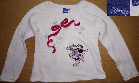 百事特 專櫃 Disney 迪仕尼 米妮 長袖上衣（130）【全童裝5件九折10件八折】