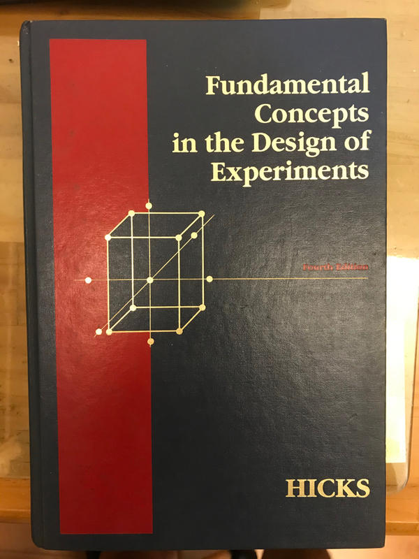 《Fundamental Concepts in the Design of Experiments》