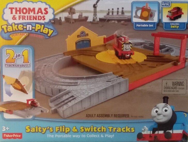 湯圓嬉遊趣-FisherPrice 軌道遊戲組-湯瑪士帶著走系列 湯瑪士合金小火車 