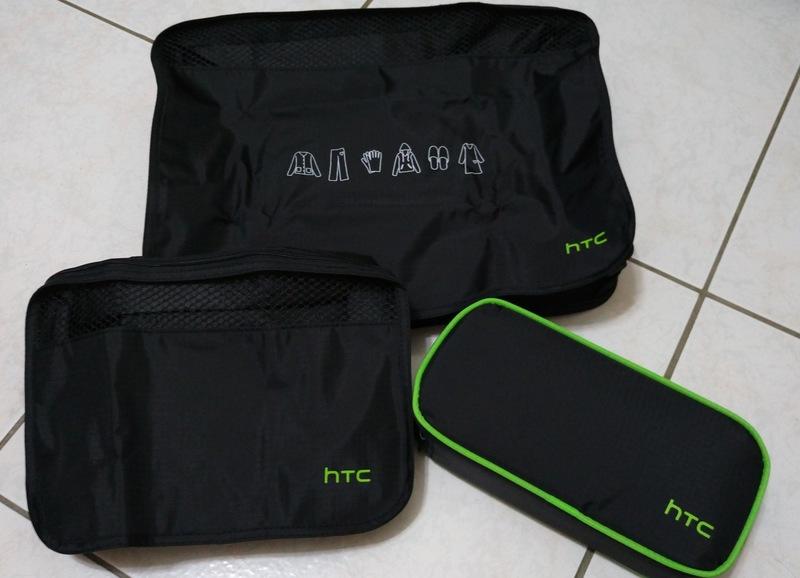 【全新】HTC 限量 旅行包 收納包 萬用包 過夜包 化妝包 隨身包 雜物包  三件組 絕版品