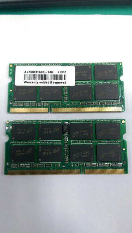 (現貨供應)筆電SO-DIMM-DDR3-16GB 1600 1.35V 單支