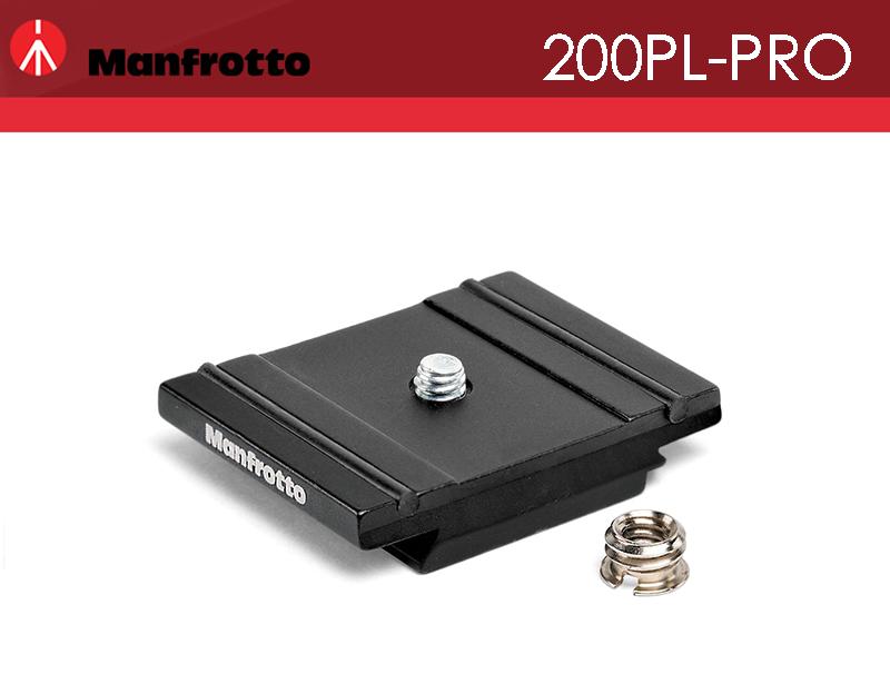 【攝界】公司貨 MANFROTTO 200PL-PRO快拆板 通用型 Q2 RC2 快拆雲台 Arca規格適用