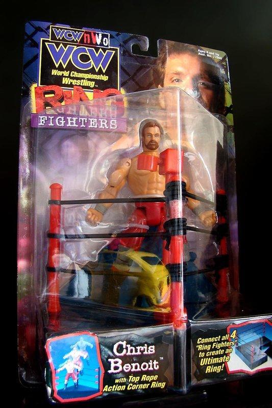 1999 美職摔角 WCW NWO RING FIGHTERS CHRIS BENOIT 克里斯 班瓦 　富貴玩具店
