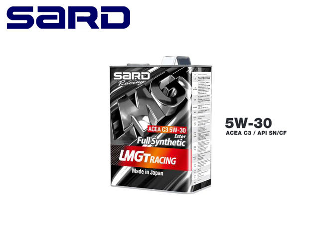 【Power Parts】SARD LMGT RACING ACEA C3 SERIES 5W-30 機油(4L)