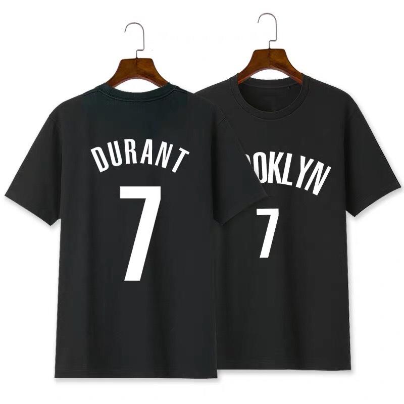 💖KD杜蘭特Kevin Durant短袖棉T恤上衣💖NBA籃網隊Nike耐克愛迪達運動籃球衣服T-shirt男961