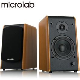 麥博Microlab B77 精緻Hi-Fi立體聲 2.0聲道兩件式喇叭-原木色 41076