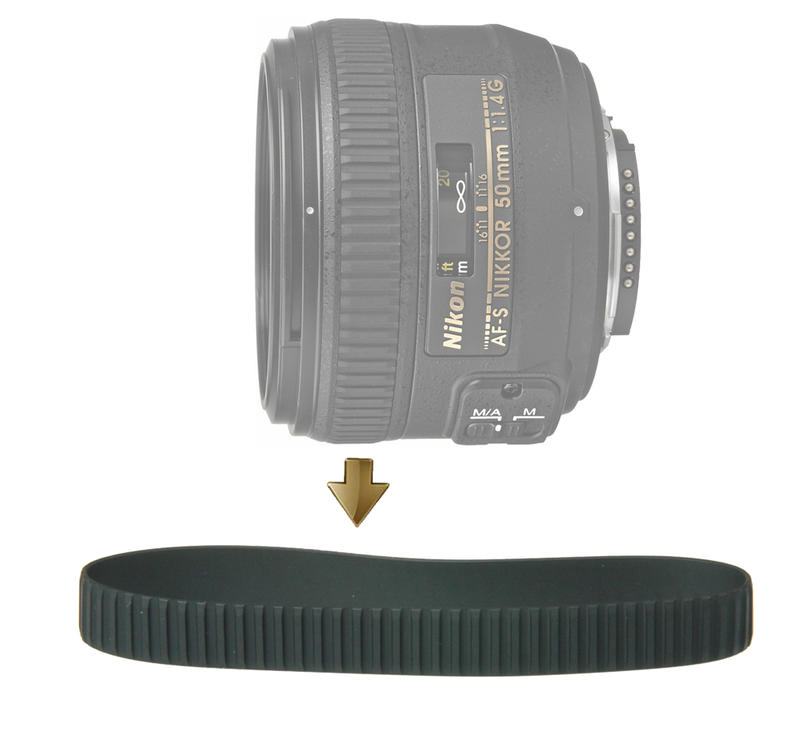 【NRC】Focus Rubber Ring for Nikon 50mm F1.4G  對焦環 對焦皮