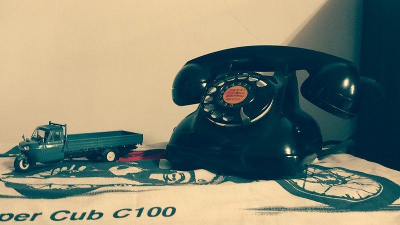 4號A電話機 1950年代 功能正常 日本製~已經出售!!!!