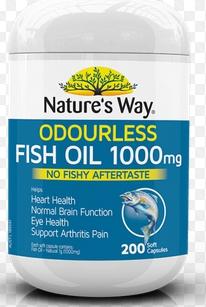 澳洲 Nature's Way Fish Oil 1000mg 200顆 無腥味魚油