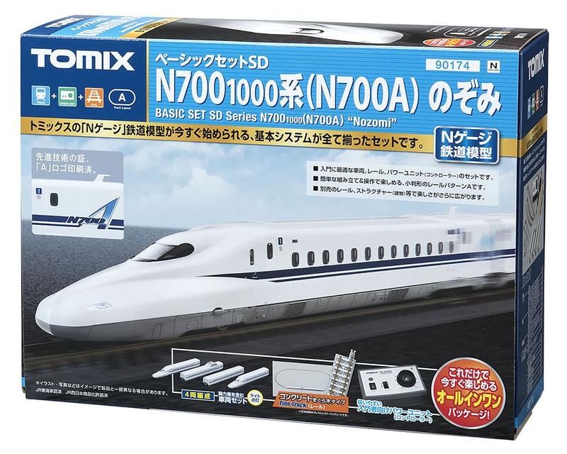 八田元氣小棧:日版－全新未拆TOMIX 90174 入門套裝組 JR N700-1000系(N700A)