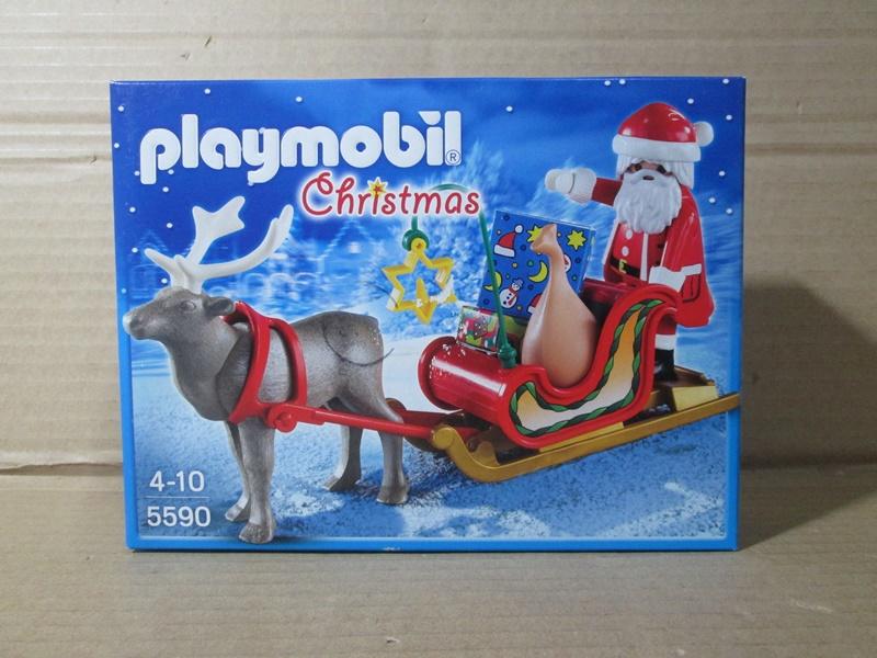 摩比 Playmobil 5590 聖誕老公公雪橇  未拆如圖 盒舊