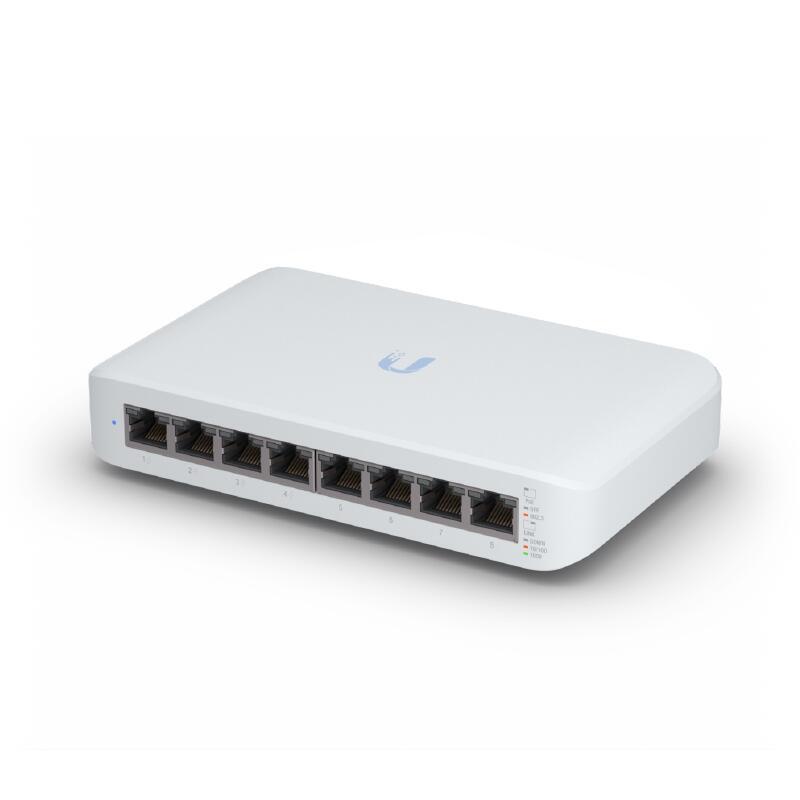 【RouterOS專業賣家】UniFi Switch Lite 8 PoE 輕巧型交換器 USW-Lite-8-PoE