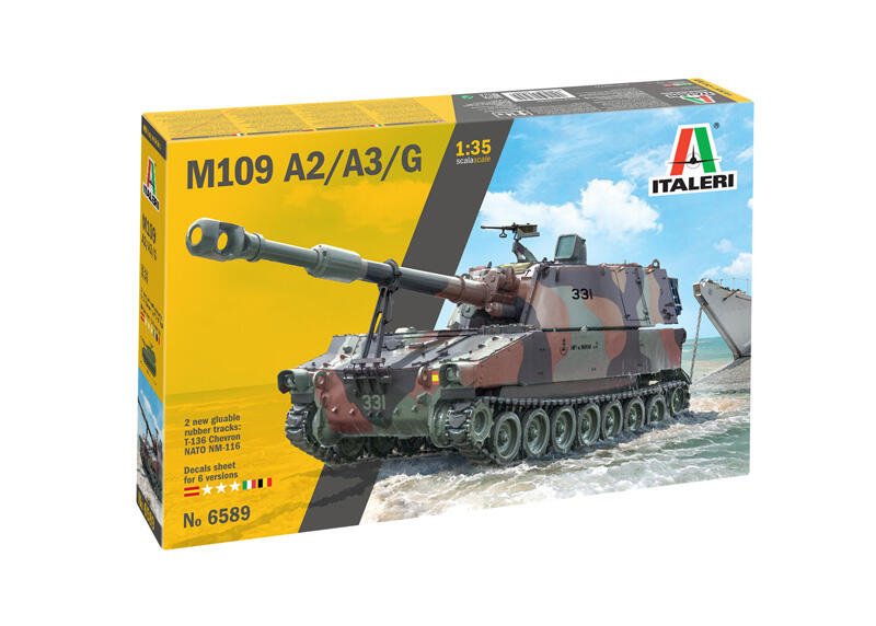 Italeri 1/35 6589 美軍M109 A2/A3/G 155mm 自走砲| 露天市集| 全台