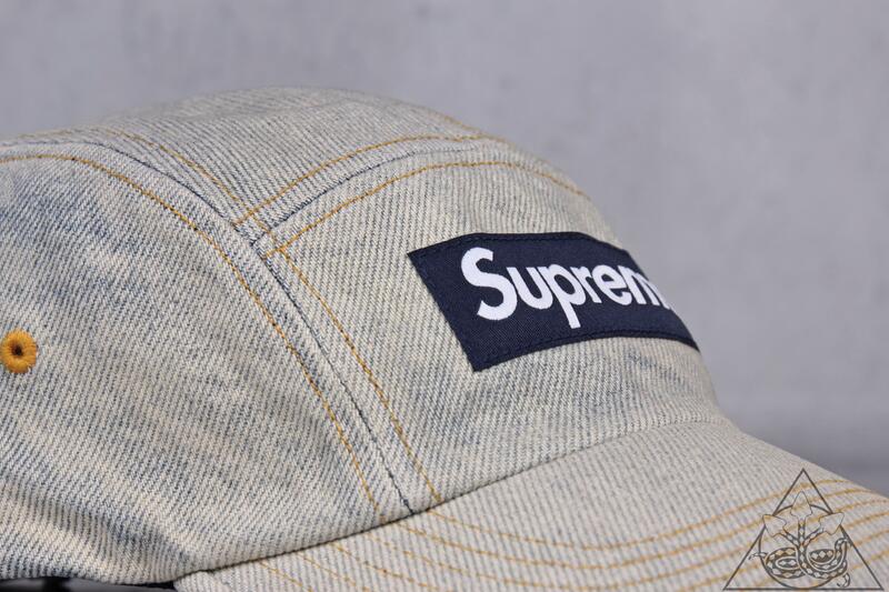 HYDRA】Supreme 23SS Denim Camp Cap Box 水洗老帽做舊【SUP576