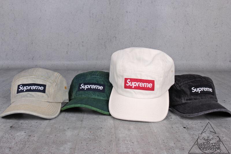 HYDRA】Supreme 23SS Denim Camp Cap Box 水洗老帽做舊【SUP576