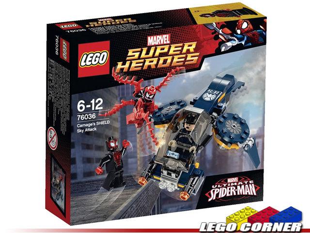 【LEGO CORNER】 SUPER HEROES 76036 樂高超級英雄系列、Carnage神盾空中大襲擊~全新