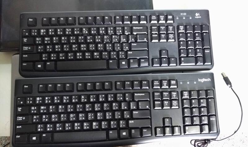 羅技logitech K120鍵盤/滑鼠M100R  USB有線/二手良品~