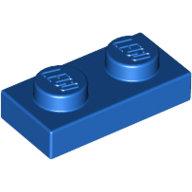 全新LEGO樂高藍色薄板【3023】Blue Plate 1x2 302323