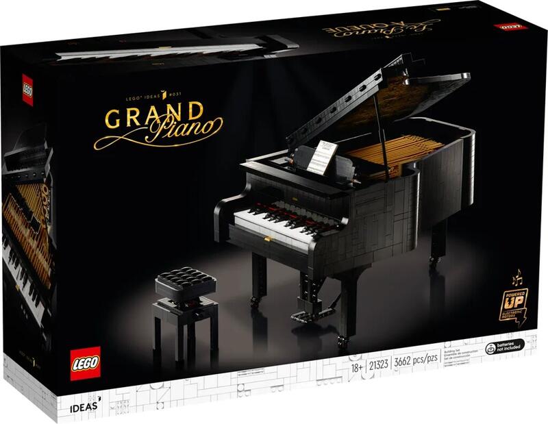 現貨 樂高 LEGO IDEAS系列 21323 樂高鋼琴 GRAND PIANO 3662pcs 公司貨