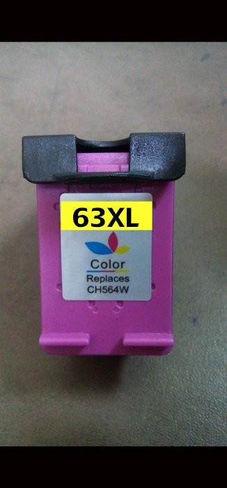 含稅HP 63XL F6U63AA彩色環保墨匣適用HP 3630/2130/1110/OJ3830/4520/4650