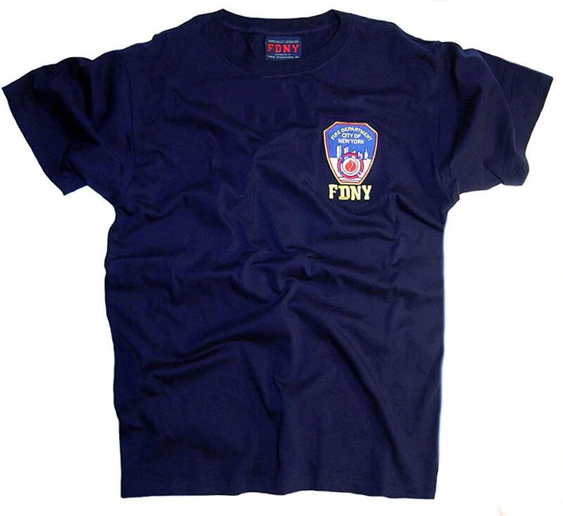 [現貨]紐約市消防局FDNY 短袖Tee 刺繡 電影影集紀念品T-Shirt 美式趣味創意生日交換禮物