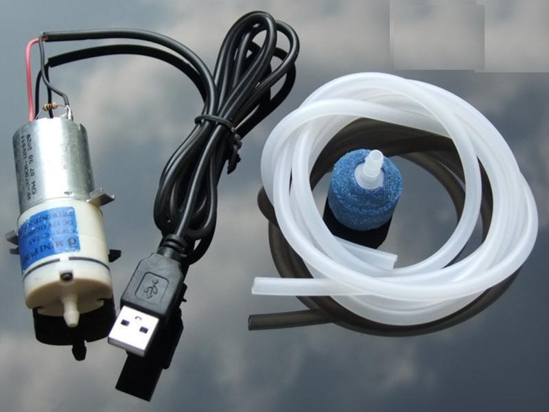 軒林-附發票 超靜音空氣泵浦 USB專用 日本進口馬達 打氣馬達 幫浦 370氣泵 魚缸打氣 #Z012