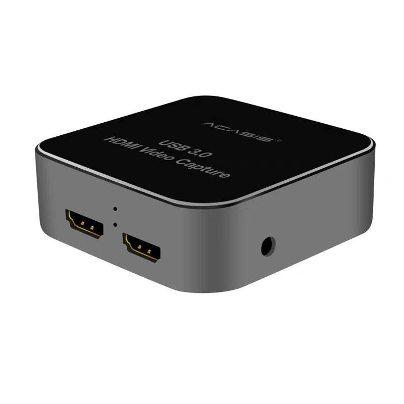 【阿婆K鵝】ACASIS USB 3.0 鋁合金 高解析 雙輸出 直播 電競 HDMI 擷取盒 GC510 擷取卡