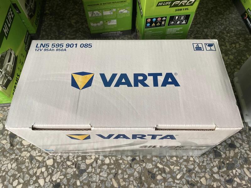 【中部電池-台中】德國 VARTA LN5 G14 AGM 95Ah 汽車電瓶怠速熄火DIN100 START-STOP