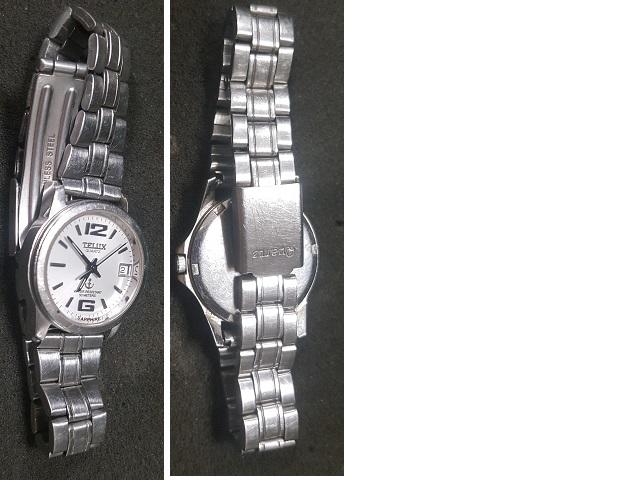 出清二手TELUX鐵力士 Y250品牌女用錶(狀況如圖手錶可以運轉當收藏/裝飾品)