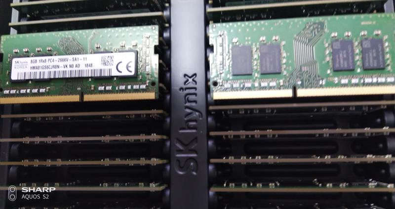 【賣可小舖】全新 Hynix 原廠 DDR4-2666 8G 920元 筆電用記憶體 1Rx8