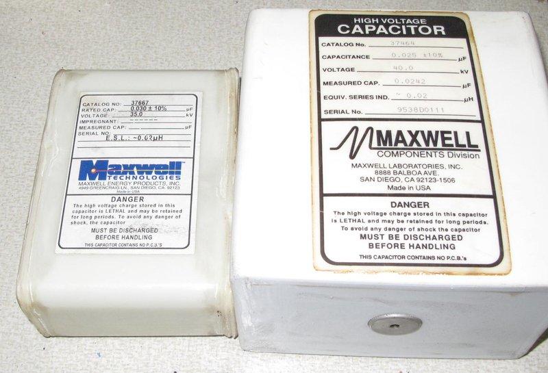 MAXWELL  高壓電容  (特斯拉線圈  必備)