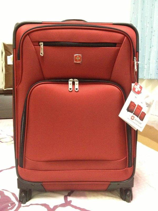 WENGER 瑞士軍刀威戈 turin 杜林系列 24吋 商務行李箱 紅色 專櫃正品