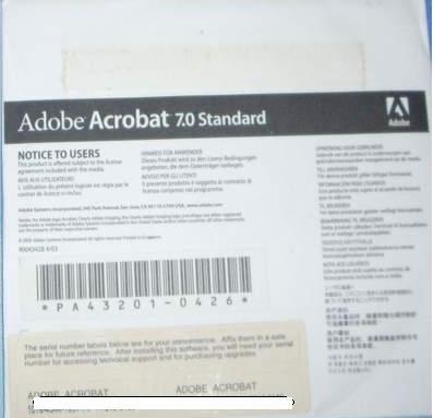 Adobe Acrobat 7.0 Standard