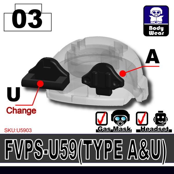 頭盔配件-八爪魚FVPS-U59(Type A&U)