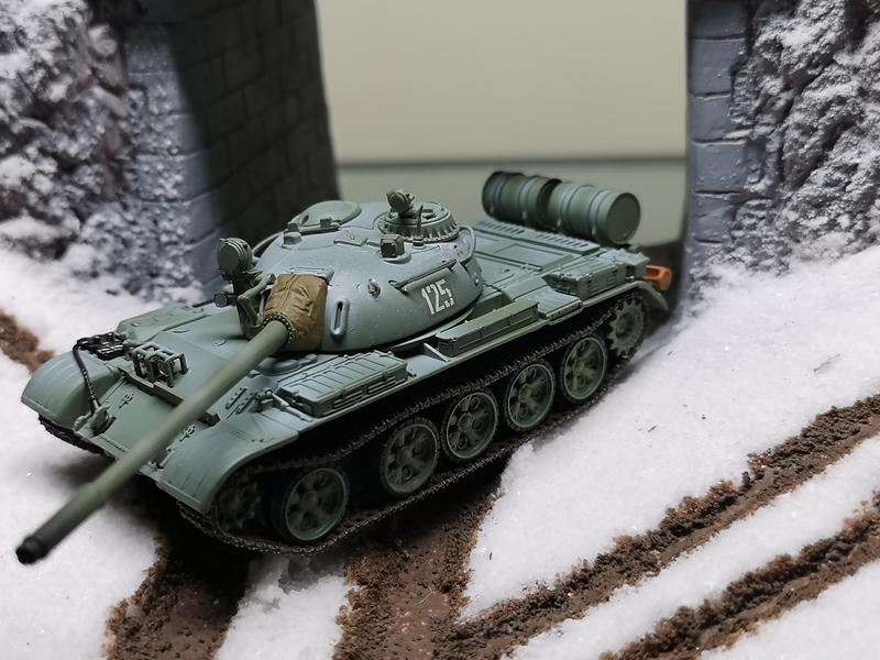 1/72 HM  T-55 坦克 蘇聯 中型戰車 冬季 完成品 HG3322